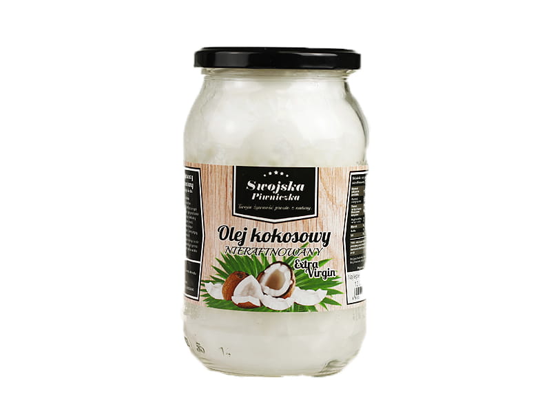 OLEJ KOKOSOWY VIRGIN NIERAFINOWANY  900ML